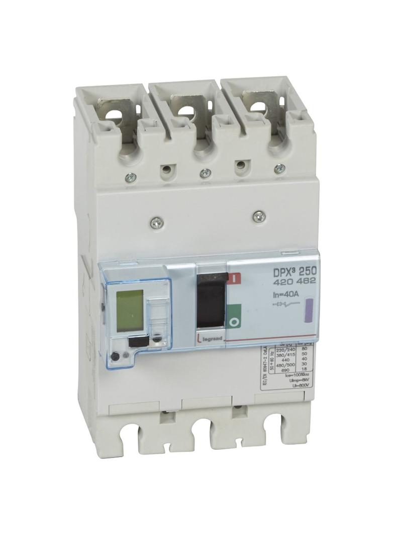 Wyłącznik DPX3 250 El+P 3P 40A 50Ka 420462 LEGRAND