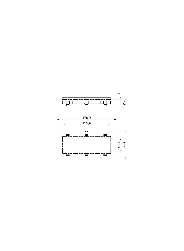 T8NL/P105/7035, PŁYTKA MONTAŻOWA