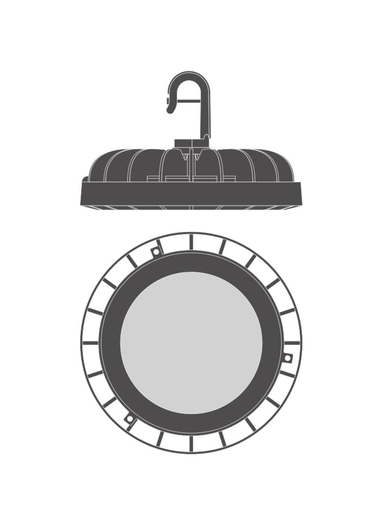 Oprawa HIGH BAY COMPACT V 83W 840 110DEG IP65