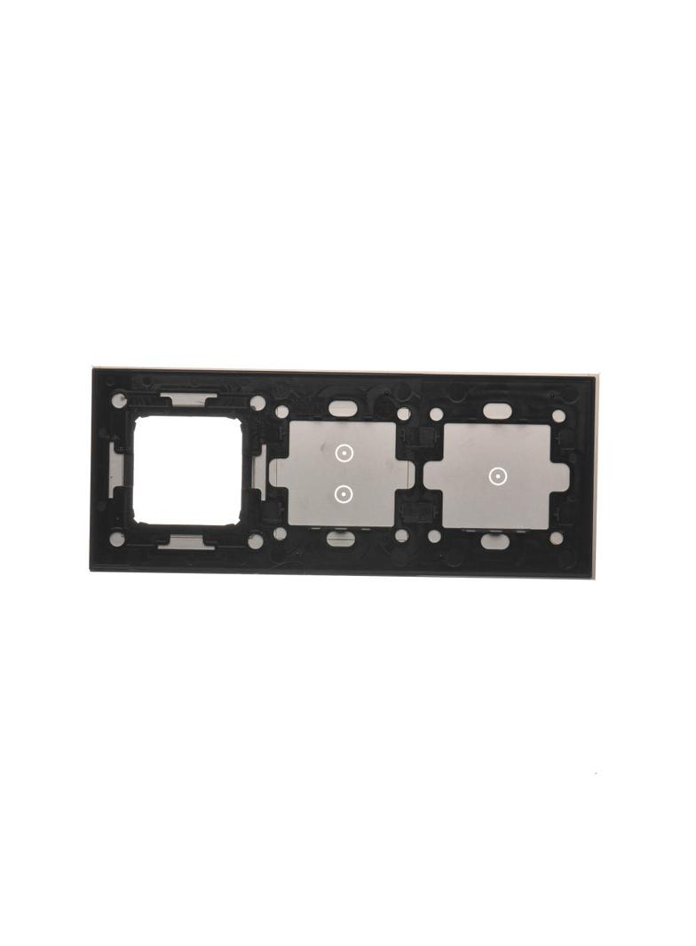 Simon 54 Touch Panel dotykowy S54 Touch 3 moduły 1 pole dotykowe + 2 pola dotykowe pionowe + 1 otwór na osprzęt S54 srebrna mgła DSTR3130/71 KONTAKT