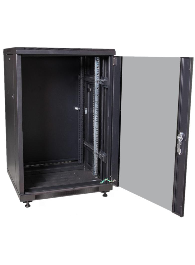 Szafa stojąca 19" 18U 600x600x998, złożona