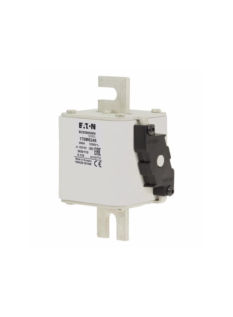 FUSE 800A 1250V 3KN/110 AR Wkładka szybka 800A AC 1250V rozmiar 3 76x92x139 mm aR DIN IEC 170M6246 E