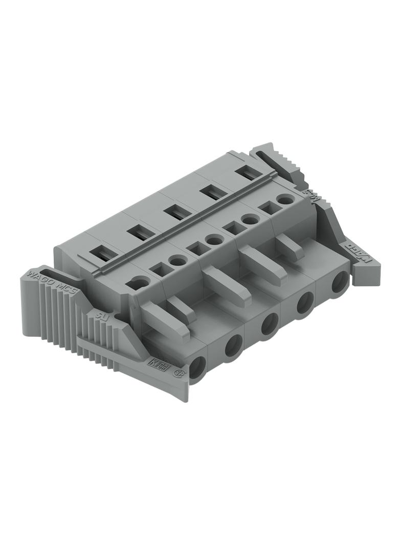 MCS-MIDI Classic gniazdo 5-bieg. szare raster 7,5 mm /50szt./ WAGO