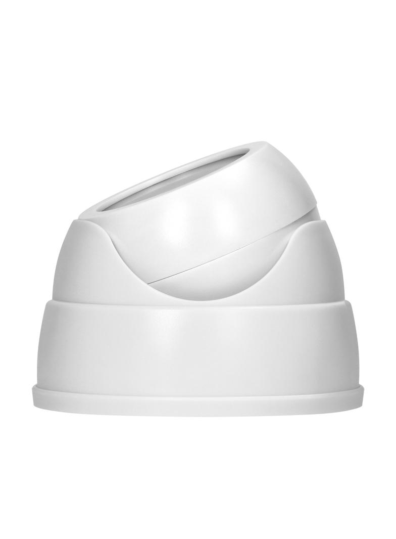 Atrapa kamery monitorującej z podczerwienią CCTV, bateryjna, MINI, biała