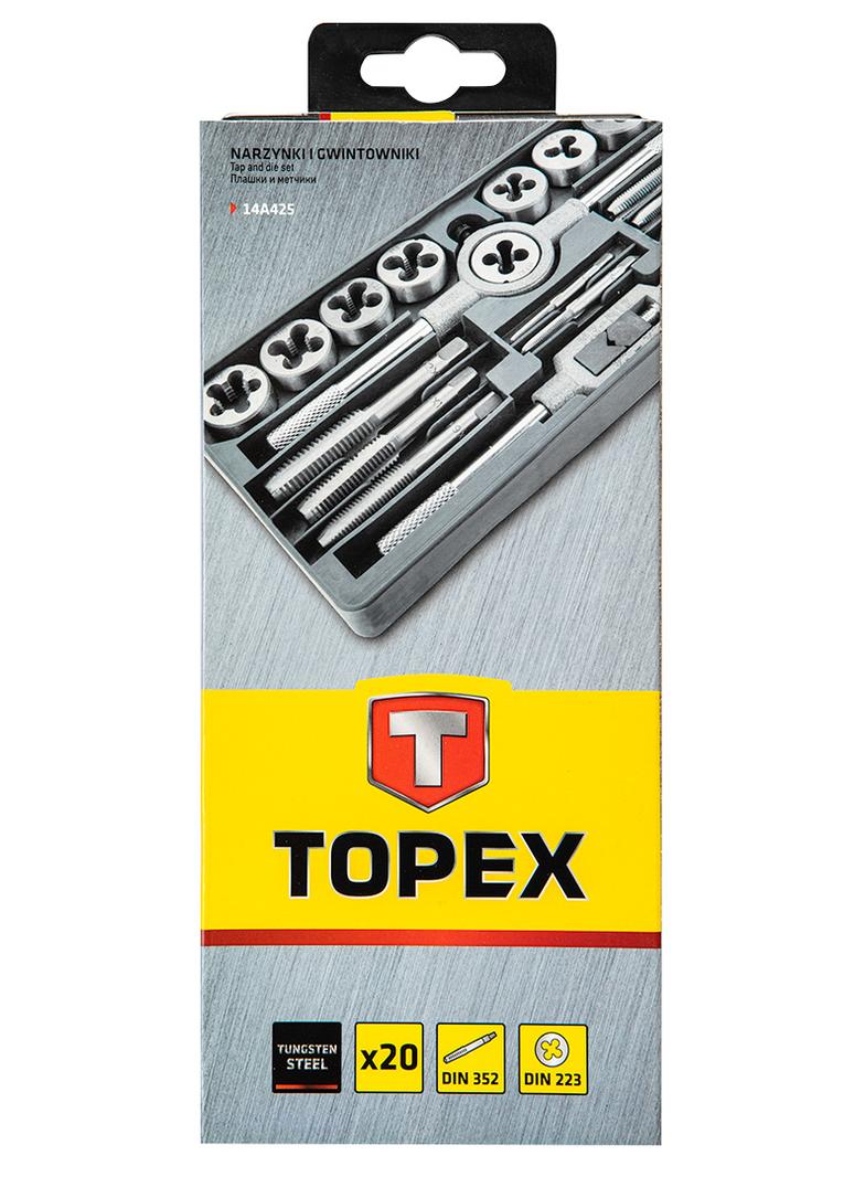 Narzynki i gwintowniki M3-M12, zestaw 20 szt.