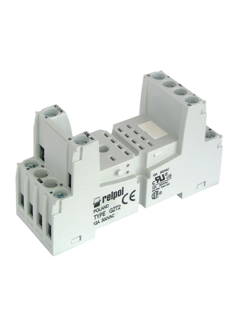 GZT2-SZARE GNIAZDO WTYKOWE