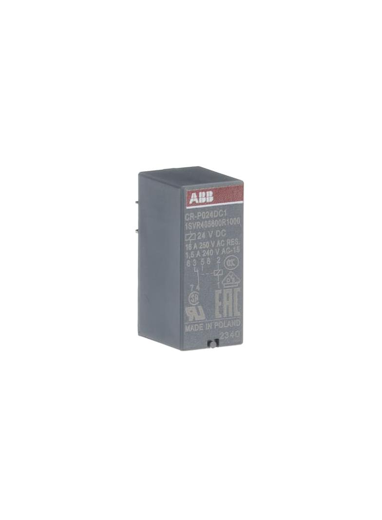 Przekaźnik CR-P024DC1, A1-A2=24V DC, 1 styk c/o 250V/16A 1SVR405600R1000 ABB