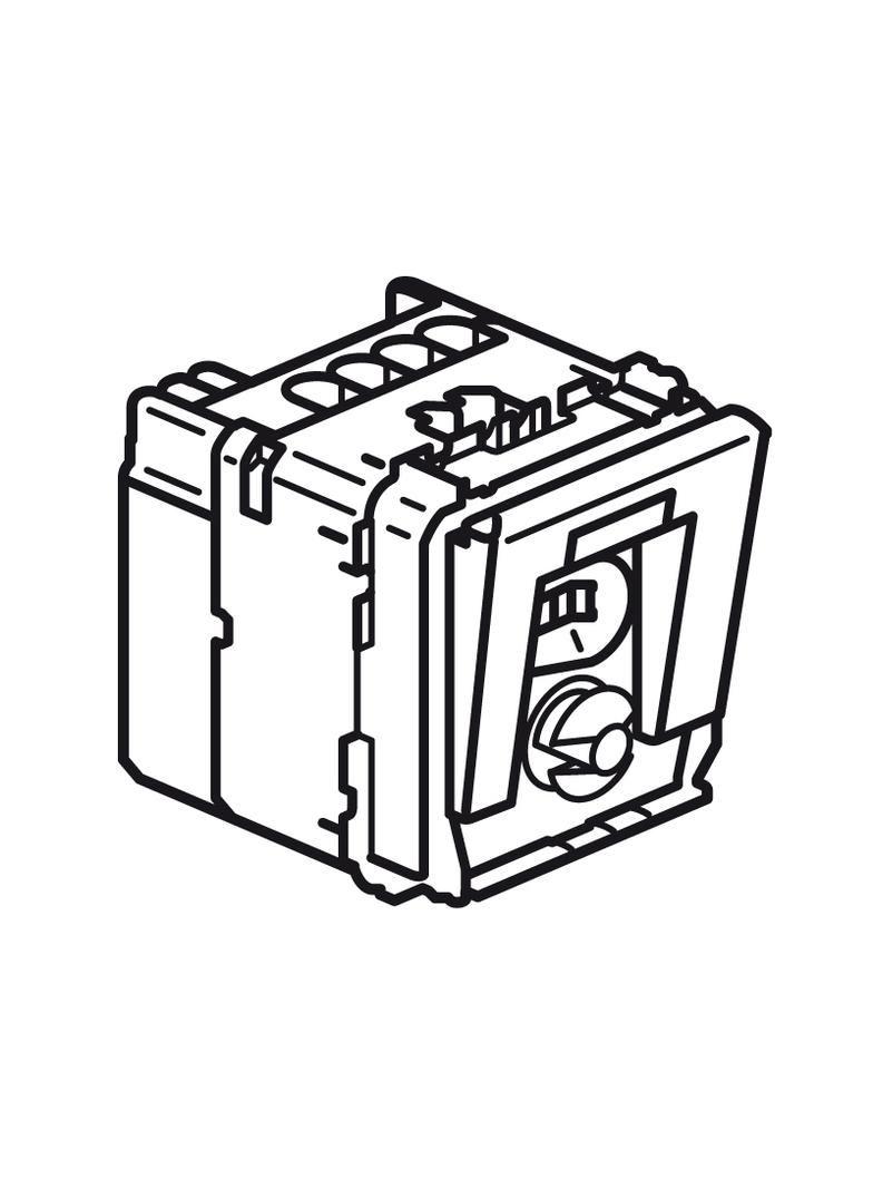 MY HOME SCS CELIANE - ŁĄCZNIK HOTELOWY RFID 13,56 MHZ, Legrand