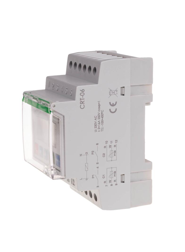 CYFROWY REGULATOR TEMPERATURY (BEZ SOND), ZAKRES REG. -100-400° C, DO WSPÓŁPRACY Z CZUJNIKI 2XPT100