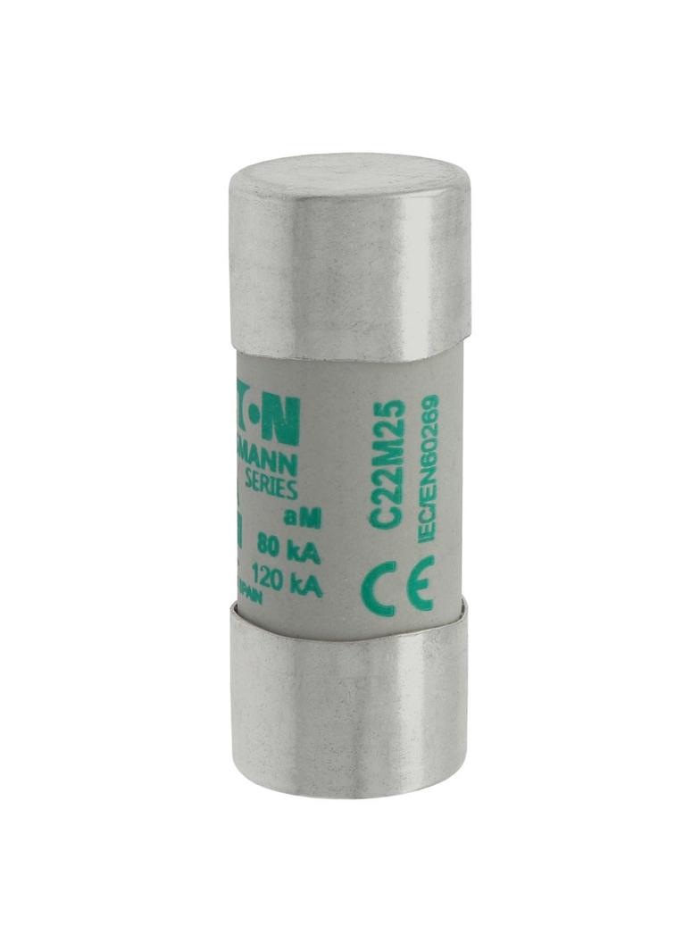 CYLINDRICAL FUSE 22 x 58 25A AM 690V AC Wkładka cylindryczna 22 x 58mm 25A AM 690V AC C22M25 EATON