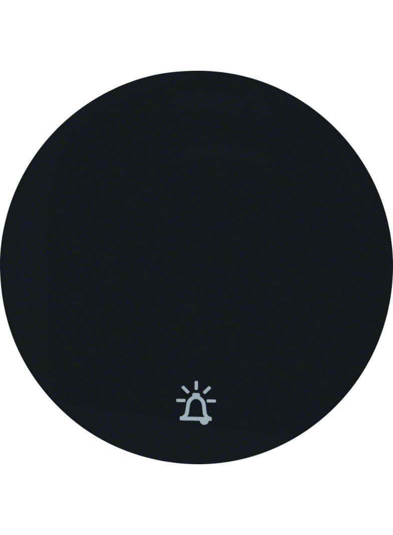 BERKER R.1/R.3 Klawisz nadrukowany symbol dzwonek do łącznika klaw. pojedyncza czarny 16202025 HAGER