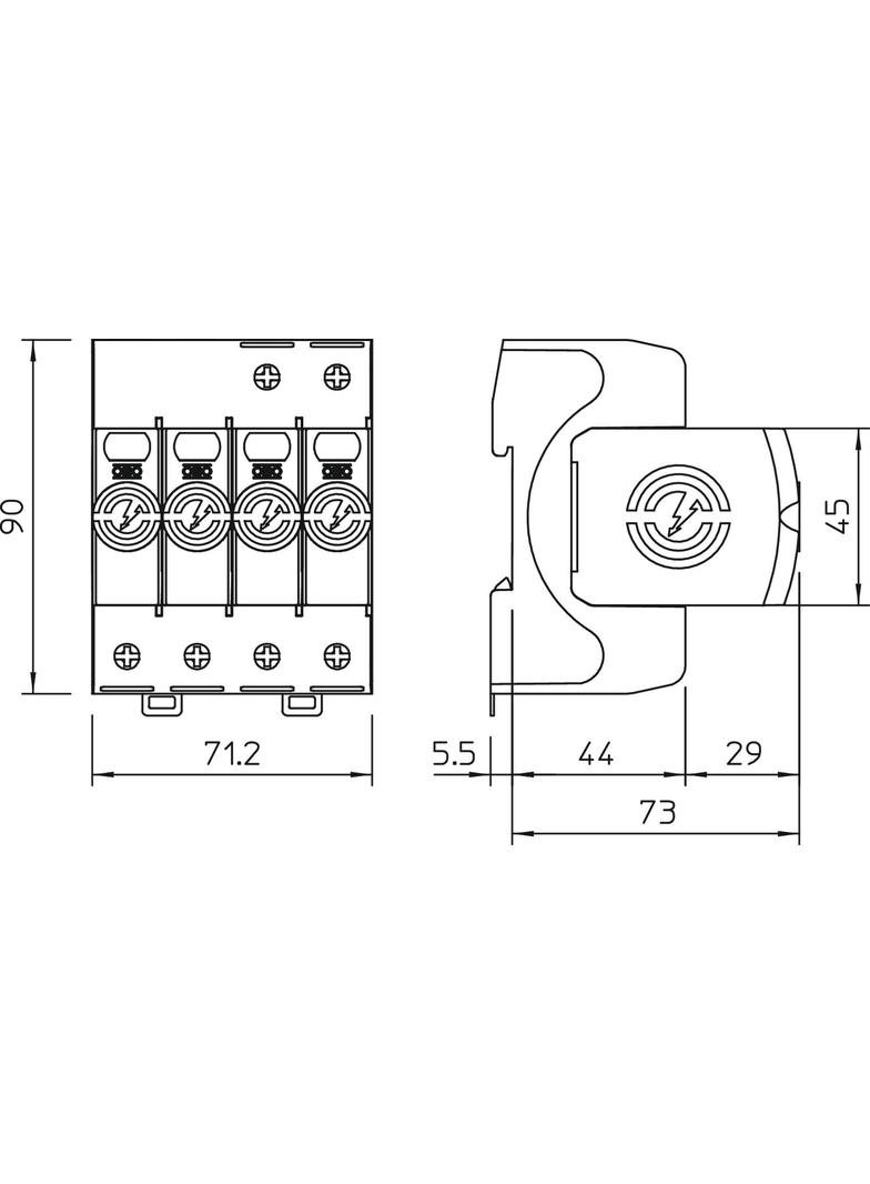 V20-3+NPE-320, Ogranicznik przepięć V20
