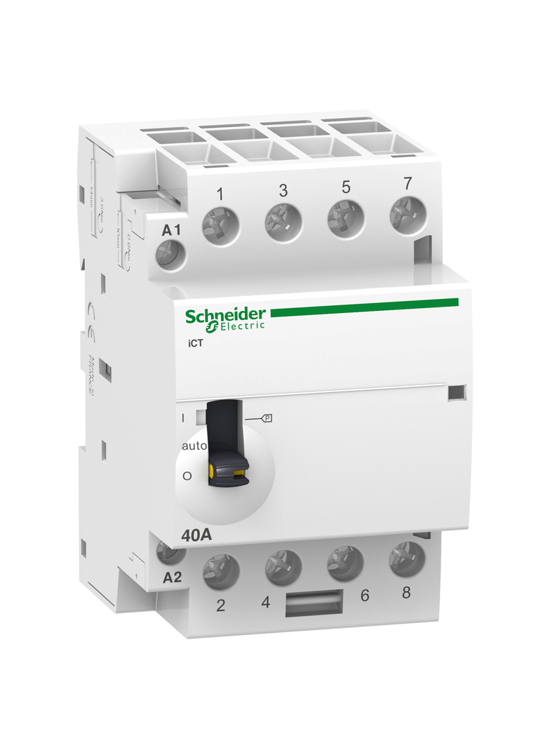 Stycznik modułowy Acti9 iCT50r40-40-24 40A 4NO 50/60Hz 24 VAC