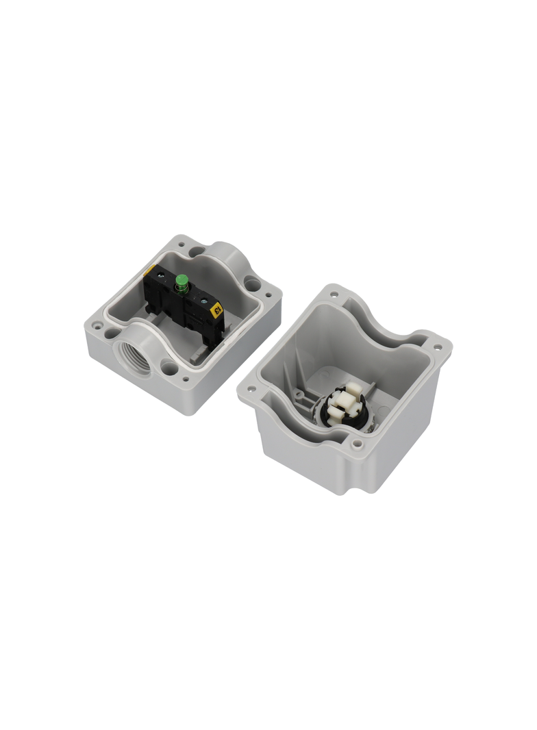 KASETA KOMPLETNA 1-OTWOROWA Z PRZYCISKIEM SAV I 1 DŁAWNICĄ M20