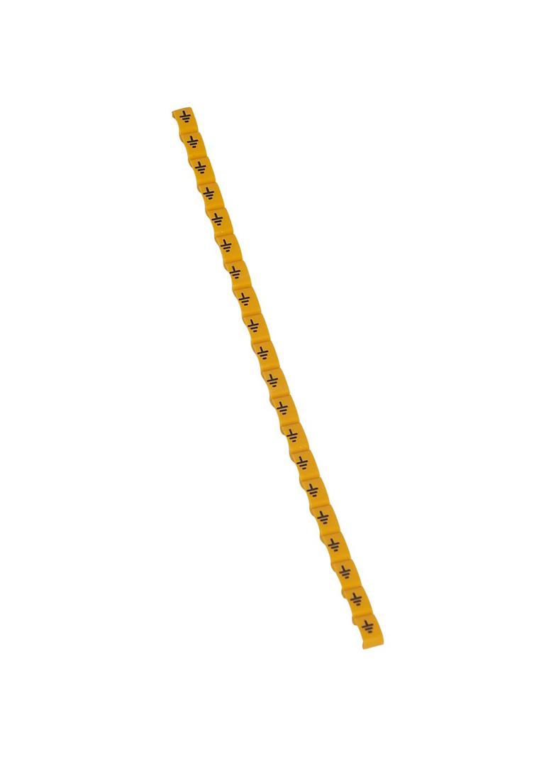 Oznacznik Przewodów Duplix Symbol /Ziemia/ Żółty /600Szt./ 038446 LEGRAND