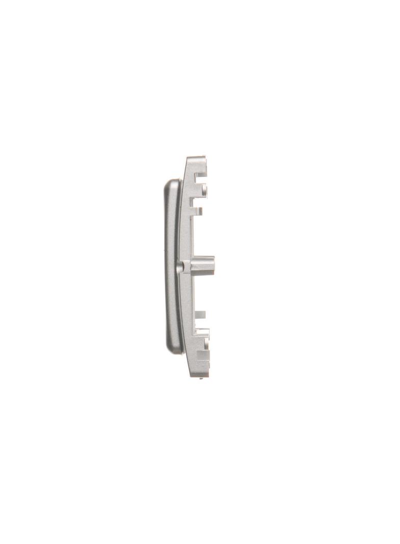 Simon Basic Adapter (przejściówka) na osprzęt standardu 45 × 45 mm. Montaż do puszki na wkręty srebrny mat BMA45/43 KONTAKT