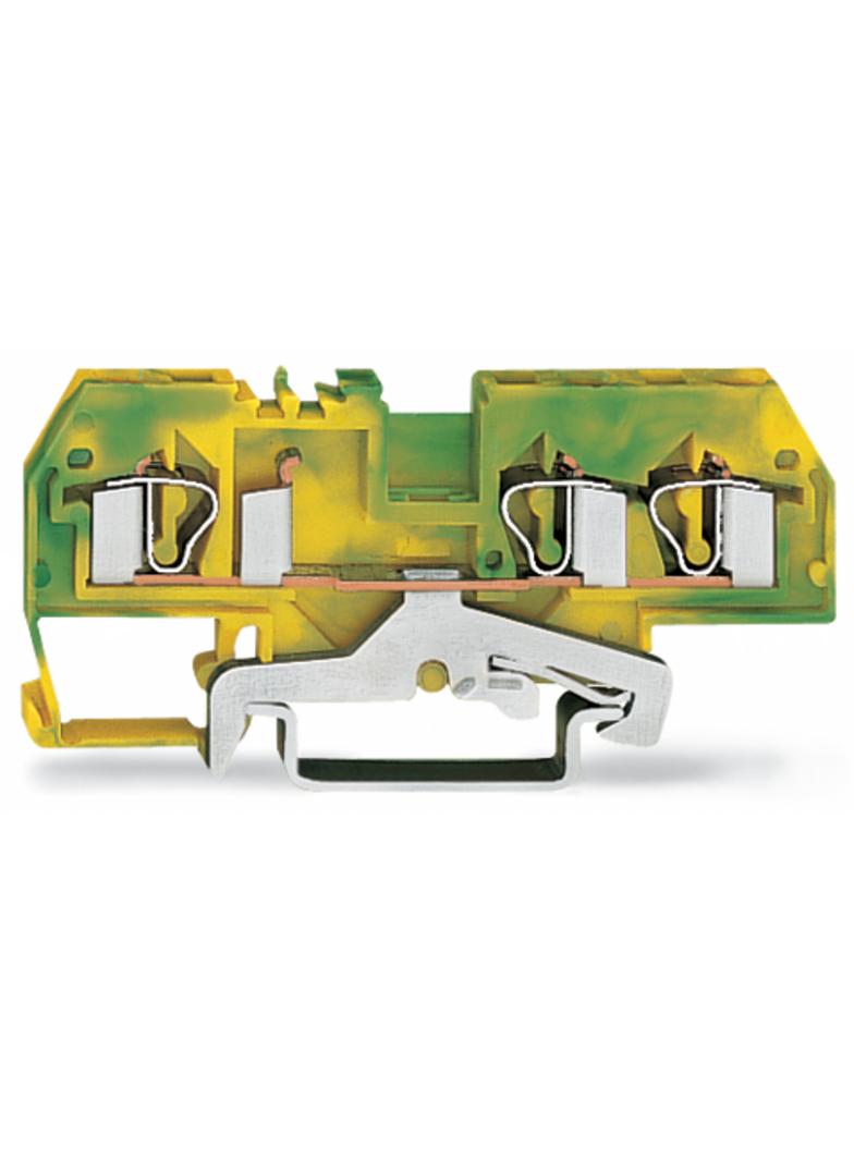 złączka PE 3-przewodowa 4 mm2 żółto-zielona