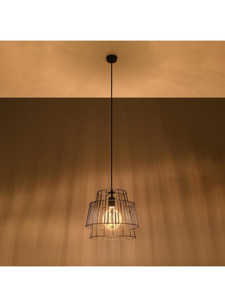 Sollux Lampa wisząca GATE czarny SL.0663