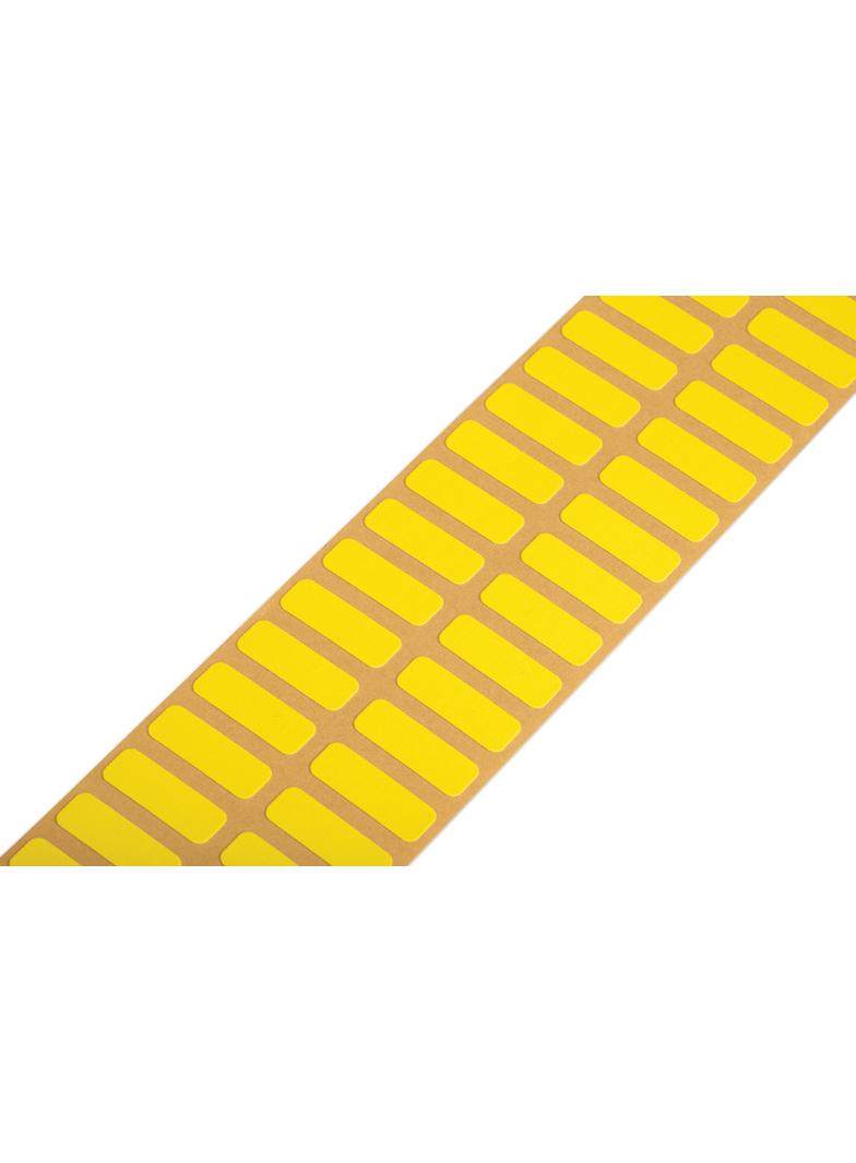 etykiety samoprzylepne z tkaniny 20 x 7 mm żółte 3000 szt./rolka WAGO