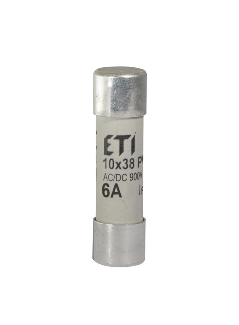 Wkładka topikowa cylindryczna PV gR 900V CH10x38 gR 6A 900V AC DC 002625029 ETI