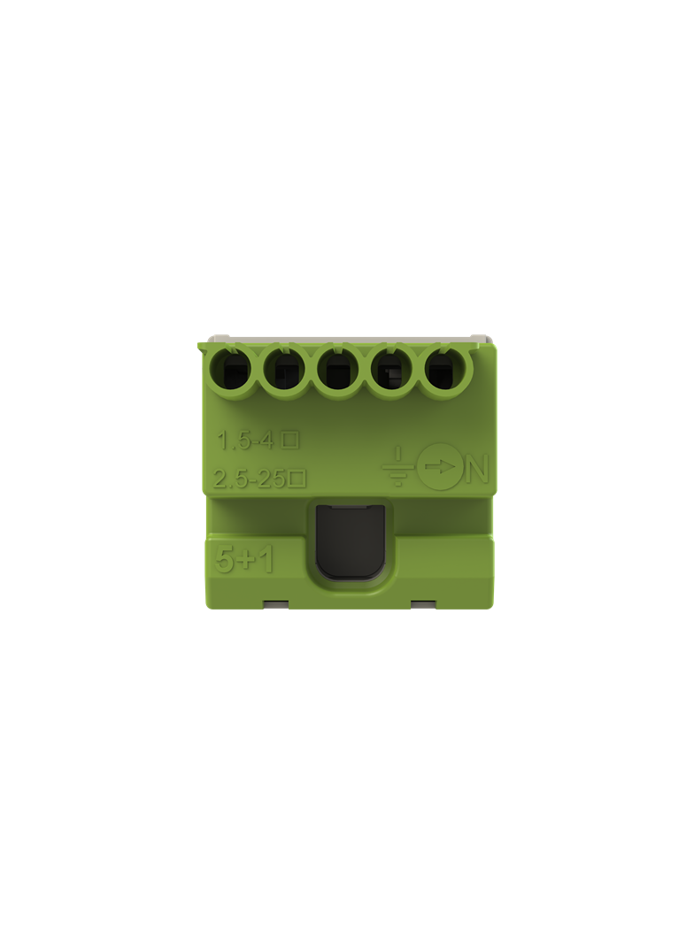 Listwa zaciskowa wtykowa PE 5*1,5-4mm2+1*25mm2