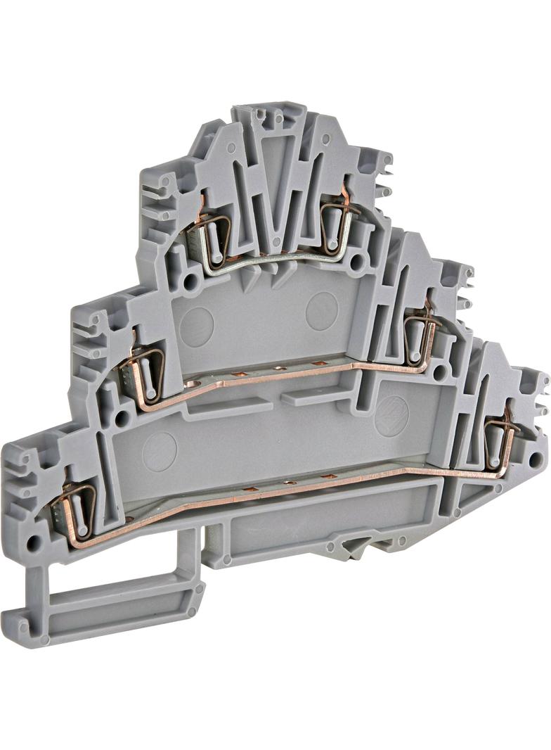 ESP3-HLD.2 Złączka gwintowa 3-poziomowa 2,5 mm2 (szara)