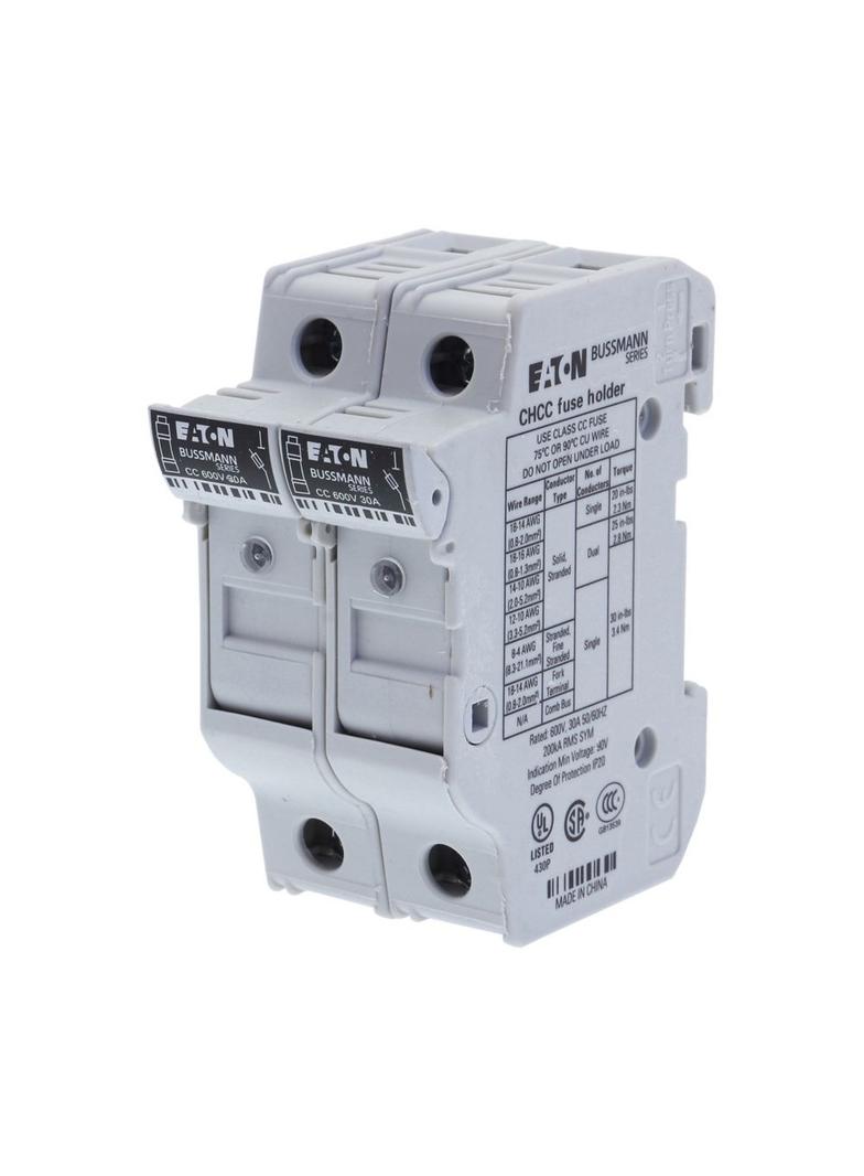 2P 10X38MFH 30A 600V Class CC-indicator Podstawa wkładki cylindrycznej 10x38 2P 32A 690VAC wskaźnik