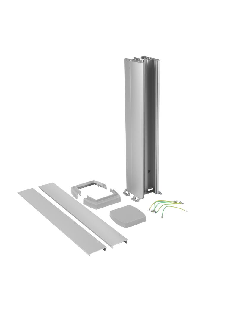 Minikolumna uniwersalna 2-komorowa 0,68m, alumniowa, Legrand