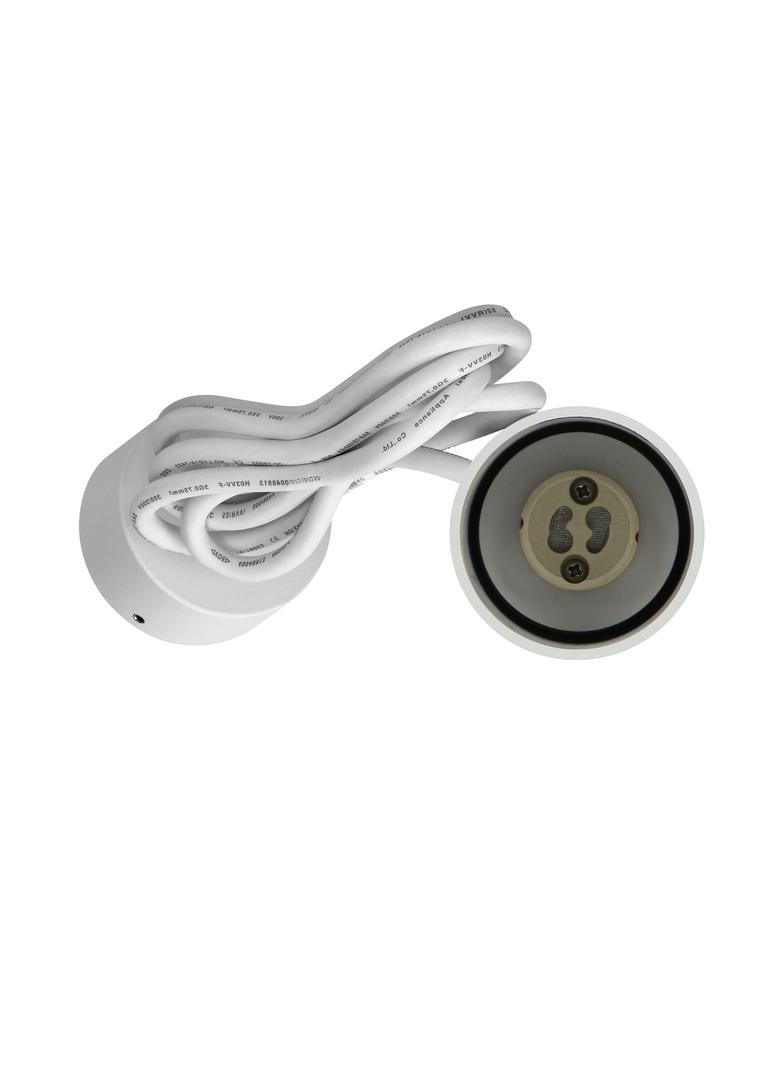 BARBRA PLR GU10 oprawa wisząca max 35W IP20 okrągły biały aluminium AD-OP-6189WGU10 ORNO