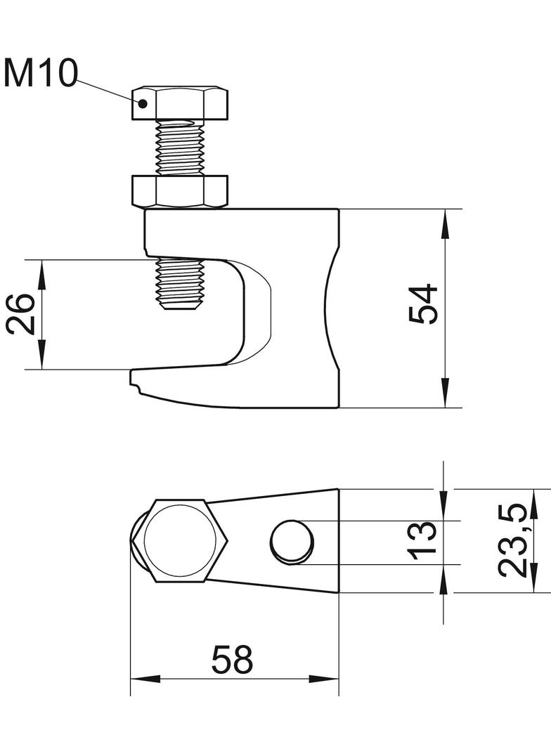 FL 3, ŚRUBY ZACISK.NOŚNE Z GW.M12