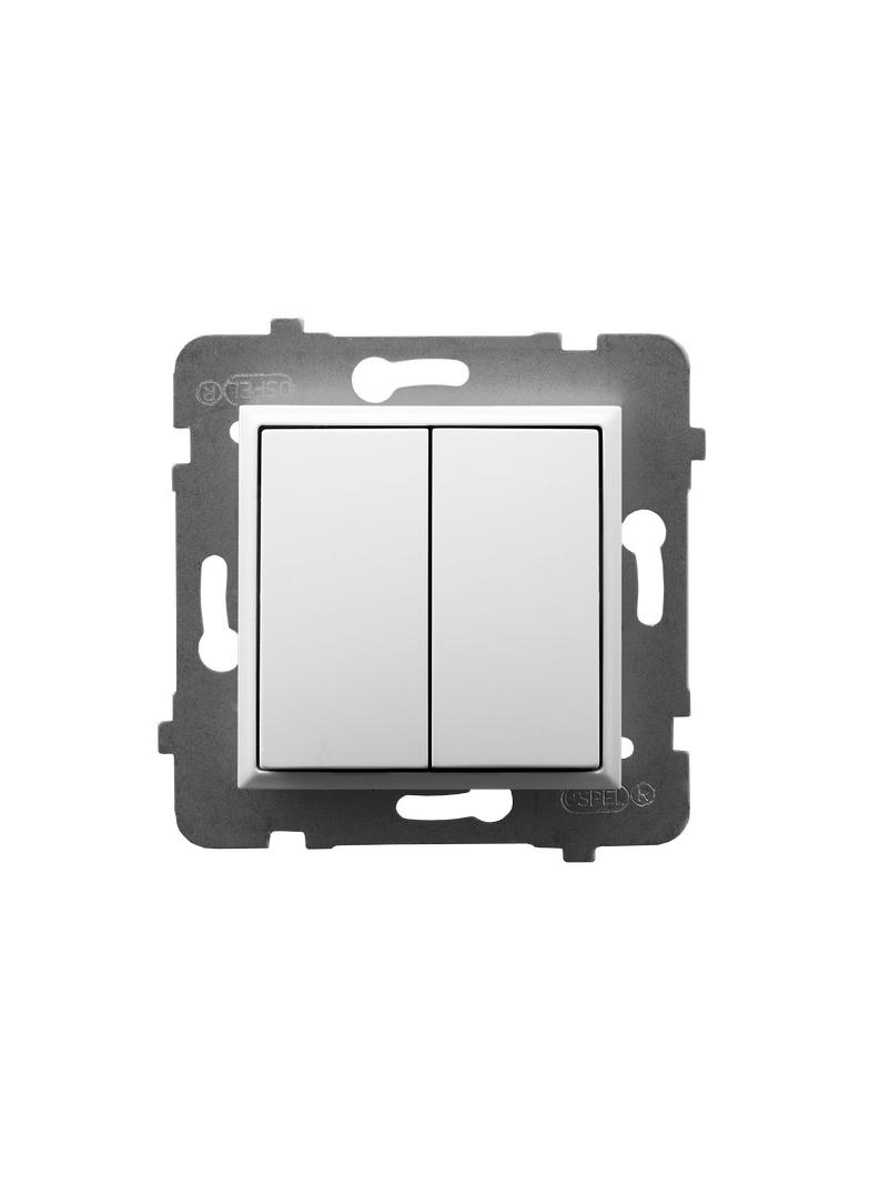 ARIA Łącznik podwójny schodowy - kolor biały