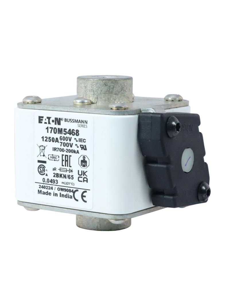 FUSE 1250A 600V 2BKN/65 AR UC Wkładka szybka 1250A AC 600V rozmiar 2 aR IEC UL 170M5468 EATON