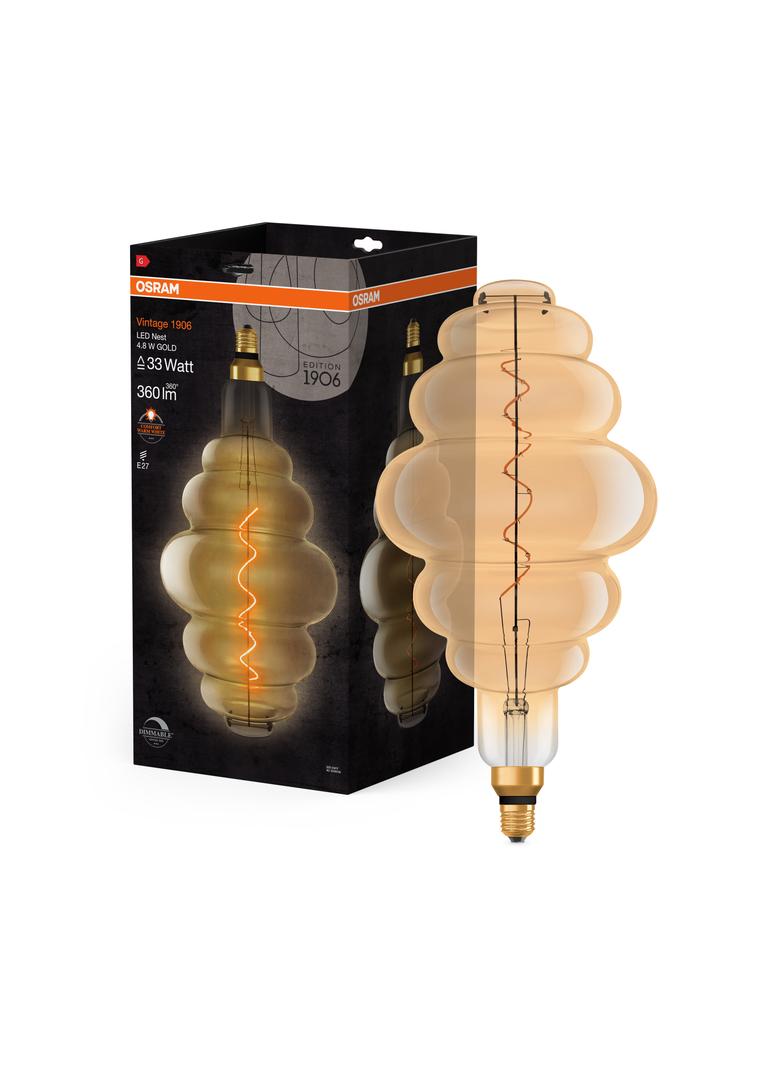 Lampa LED Vintage 1906 LED NEST dim 33 4,8W/822 E27