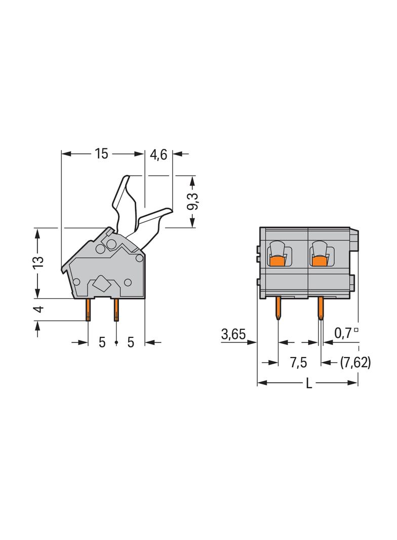 złączka do płytek drukowanych