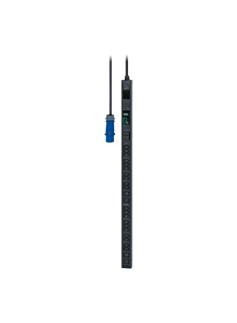 APC Easy Rack PDU, 7400 W, z pomiarem, 0U, jednofazowa, 230V, 32A, gniazdka 20 x C13 i 4 x C19, wtyk