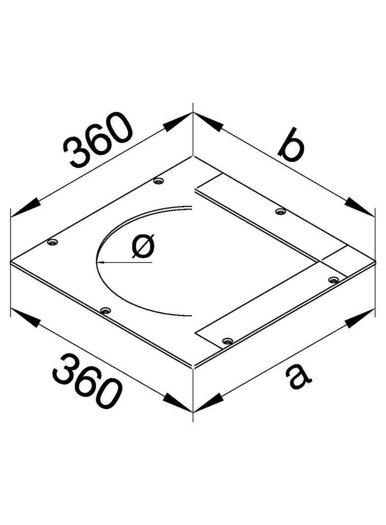tehalit.UK Pokrywa montażowa dla UD roz.3 E04 147x247mm stal ocynkowana UDM3147E04 HAGER