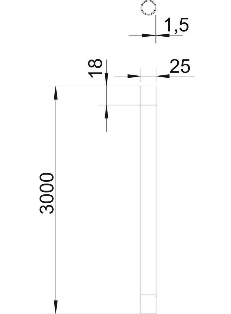 SM25 W G, Rura stalowa