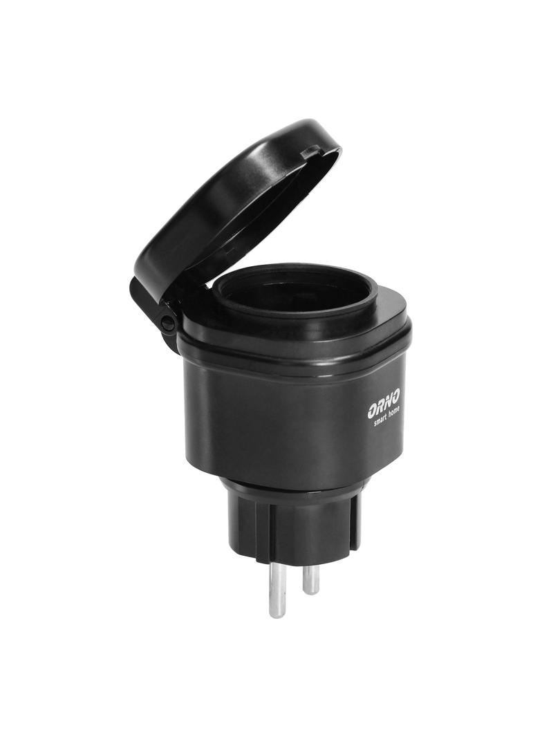 Gniazdo sieciowe zewnętrzne sterowane bezprzewodowo, z odbiornikiem radiowym, IP44, ORNO Smart Home,