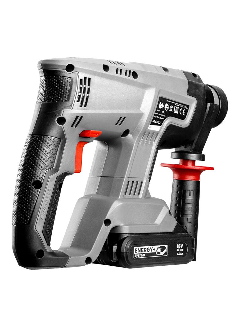Młotowiertarka akumulatorowa bezszczotkowa Energy+ 18V, Li-Ion, udar 2.2J, bez akumulatora