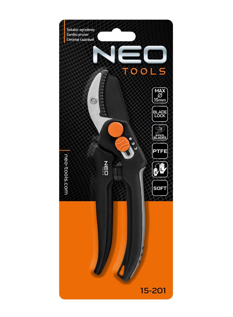 Sekator kowadełkowy 185 mm, zakres do 15 mm, regulowany rozstaw