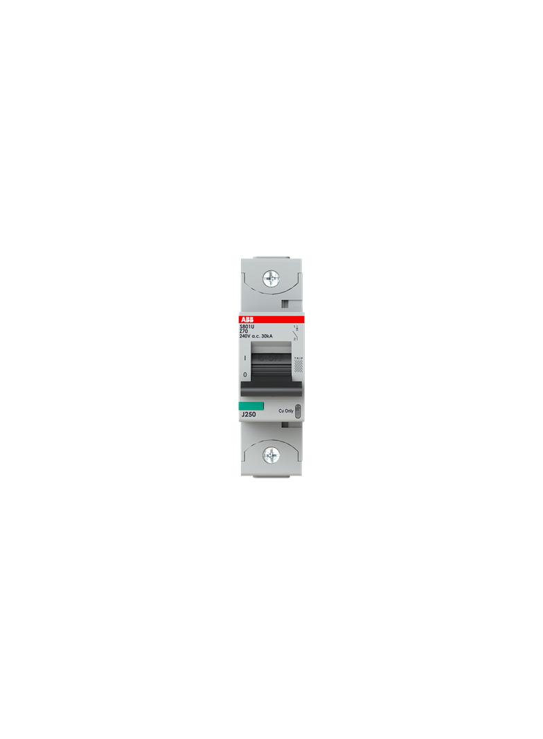 S801U-Z70 Wyłącznik nadprądowy 25kA 1P Z70A 2CCS881017R0705 ABB