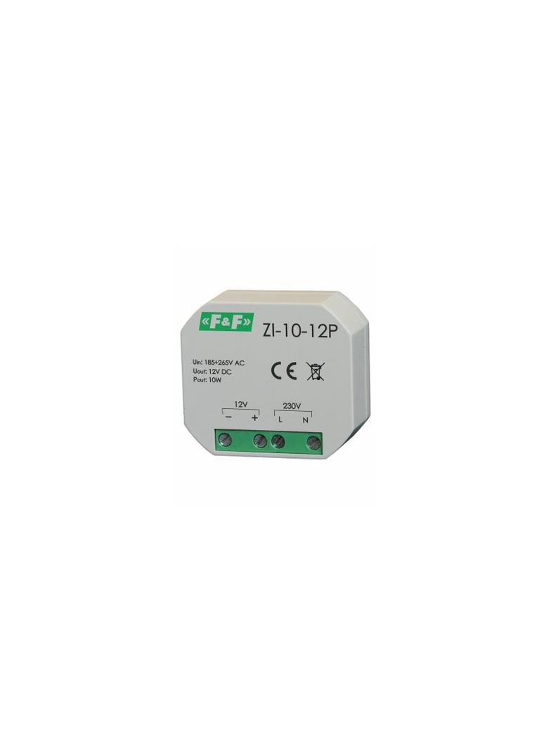 Zasilacz impulsowy do puszki 12V 10W ZI-10-12P F&F