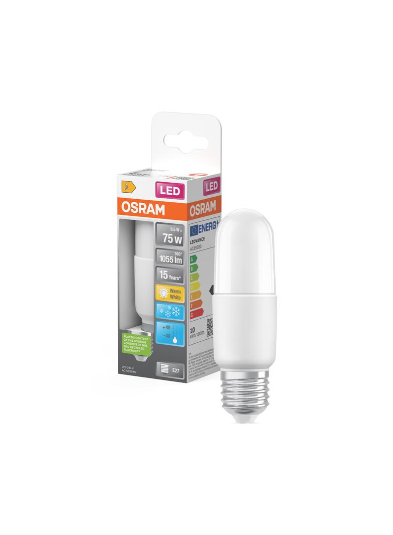 Lampa LED STAR CL STICK FR 75 non-dim 10W 827 E27