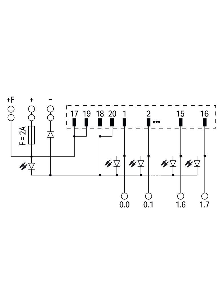 moduł przejściowy T16ES 24V DC WAGO