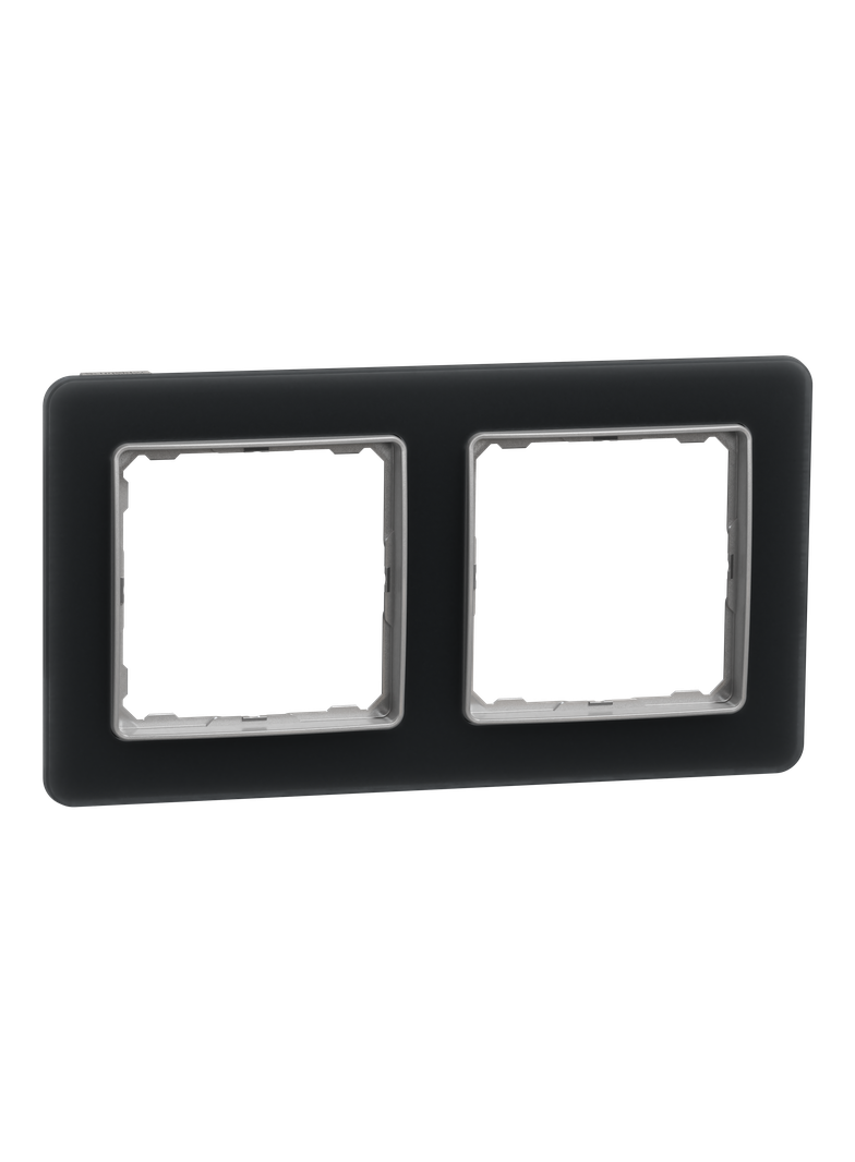 Sedna Design & Elements Ramka podwójna szkło przydymione efekt szkła SDD362802 Schneider
