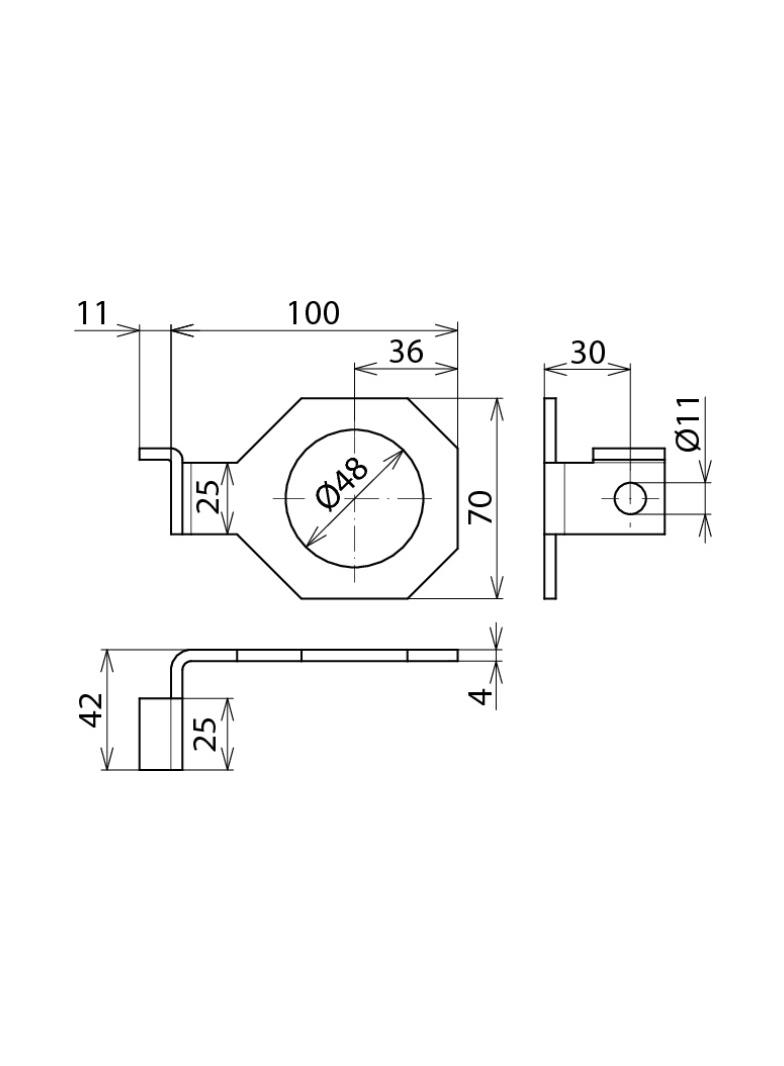Kształtka przyłączeniowa wygięta