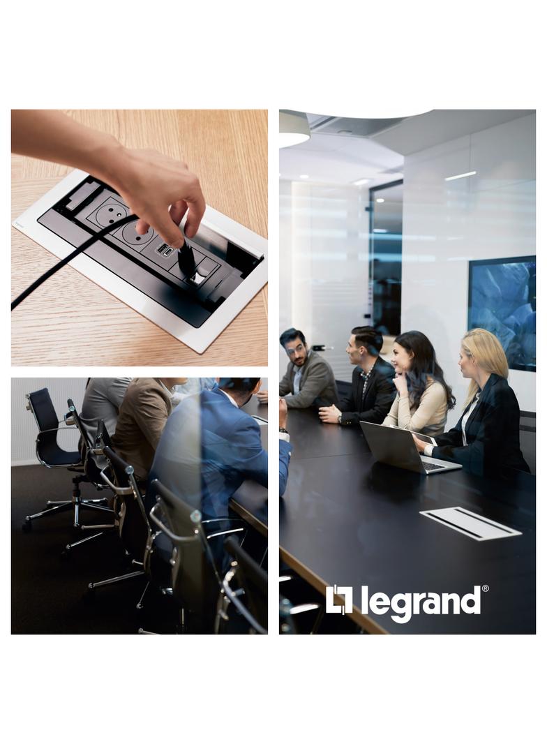 INCARA: FLIP UP - 5X2P+Z / USB A+C - 2,0 M-METAL, Legrand