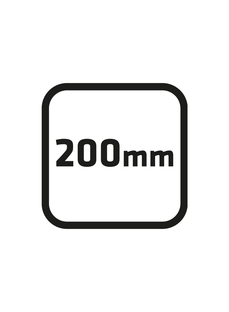 Sekator ogrodowy basic 200 mm, średnica cięcia 10 mm
