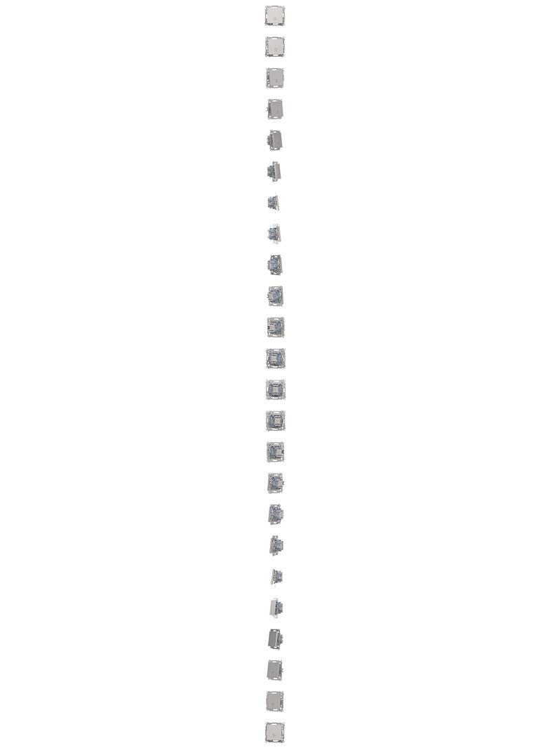 Simon 55 Przycisk zwierny pojedynczy zwierny z podświetleniem LED szybkozłączka Aluminium mat TP1L.01/143 KONTAKT