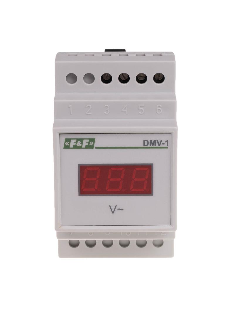 CYFROWY WSKAŹNIK NAPIĘCIA, JEDNOFAZOWY, ZAKRES WSKAZAŃ 100÷300V; 3 MODUŁY